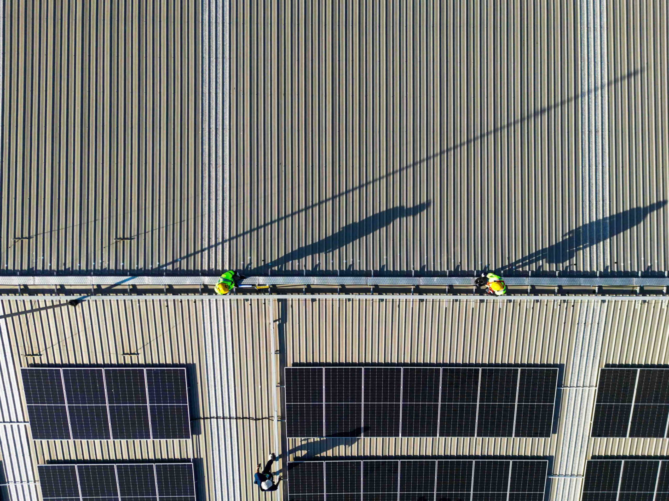 Commercial metal roofing
